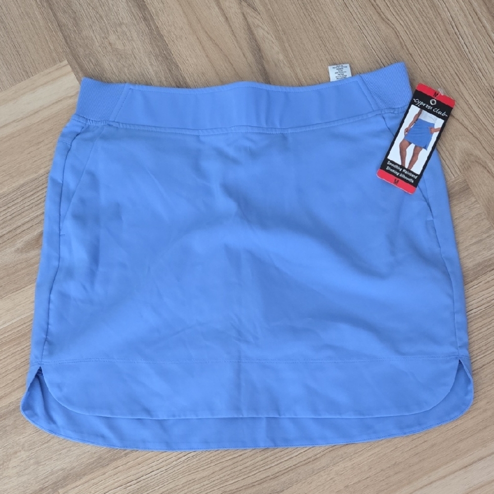 CYPRESS CLUB Light Blue Athletic Skort MEDIUM